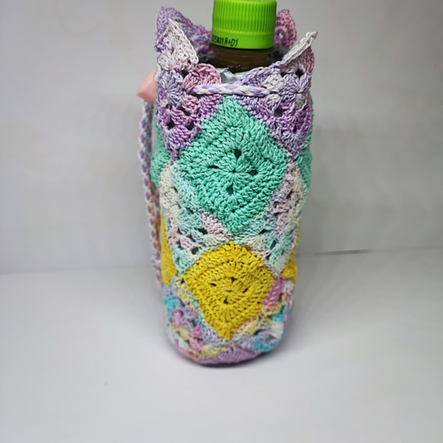 ■しーちゃん■ 868：ハンドメイド商品 ペットボトルカバー 保温保冷 □しーちゃん□ 868：ハンドメイド商品 ペットボトルカバー 保温