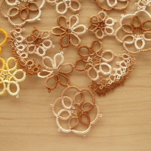 タティングレース 期間限定 手書きレシピ（編み図） 月とうさぎの