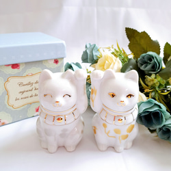 招き猫 ペア 縁起物 結婚祝い 新築祝い 開業祝い 置物 玄関 招き猫 ペア 縁起物 結婚祝い 新築祝い 開業祝い 置物 玄関