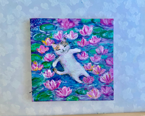 まとめ買いでお得 アールビバン 子猫と蝶々 版画 茨乃 その他