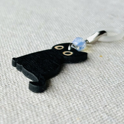 日傘にも★アンブレラマーカー・ペットボトルマーカー★黒い子ネコ 3枚目の画像