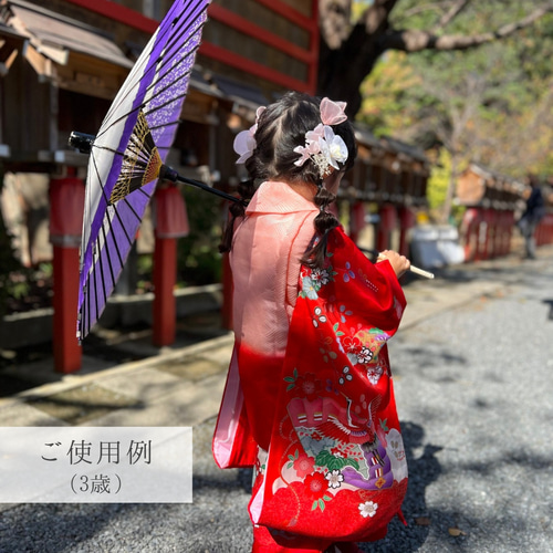 七五三 髪飾り 3歳 7歳 胡蝶蘭 髪かざり 浴衣 夏祭り 753 袴 白 ヘッド
