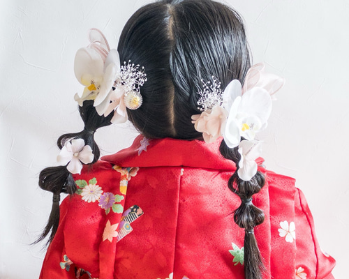 りんりんさま 3点おまとめ 髪飾り ヘッドドレス 七五三 753 七五三 髪
