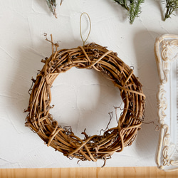 クリスマスリースキット  ハンドメイドキット  手作りキット 15cm D 4枚目の画像