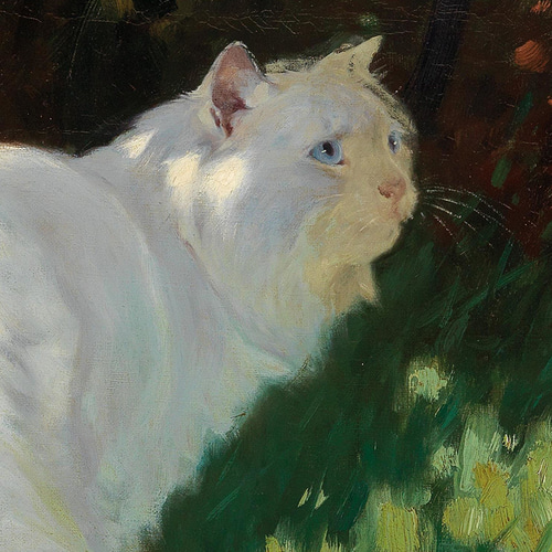 楽天市場】デンマーク THE POSTER CLUB ポスター Cat in Blue