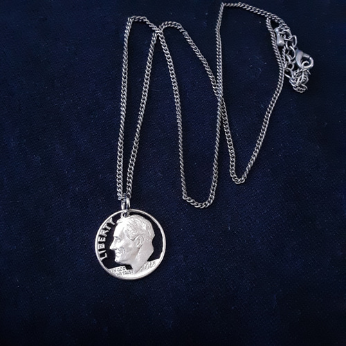 アメリカ合衆国 10セント硬貨(ダイム) アクセサリー ペンダント