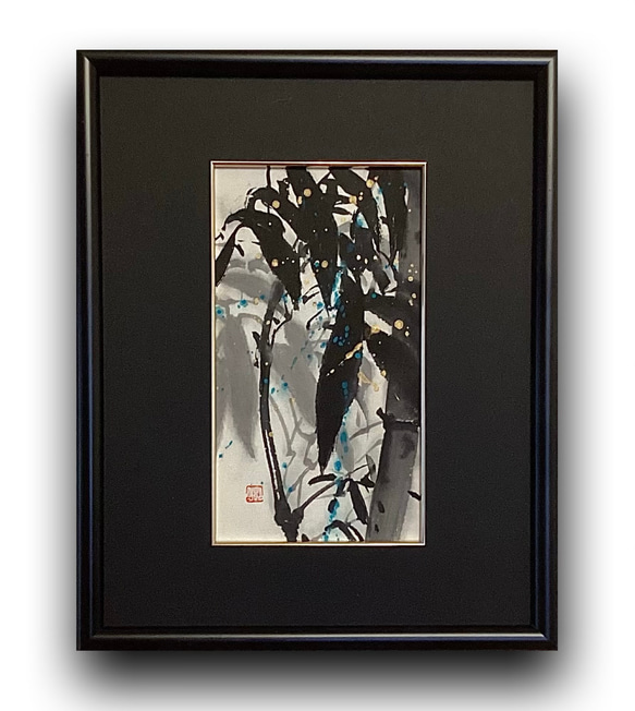 40% OFF ❤︎❤️❤︎ ¥28,000→¥16,800『Uchiku 雨竹』墨絵