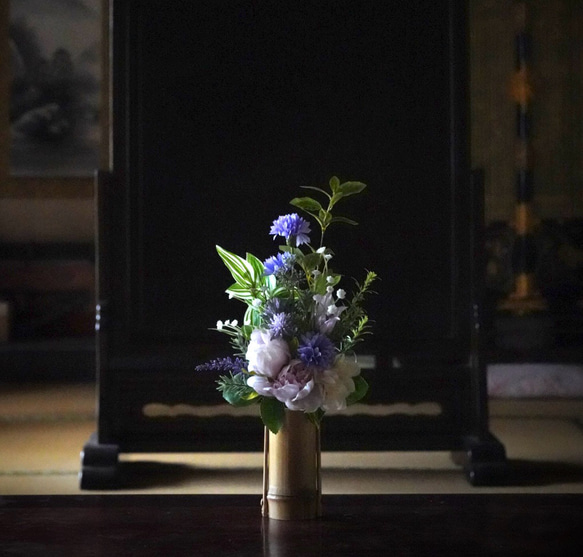 プリザーブドフラワー アーティフィシャルフラワー 仏壇用 供花 仏花 想花 ② 楽天市場】お供え 花 お供え用 プリザーブド＆アーティ