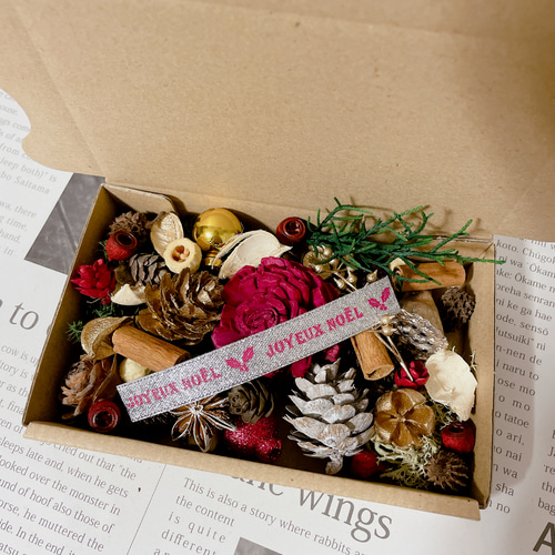 野生のワイルドなもみの木さんセット【クリスマス花材＊ブーケ】樅の木