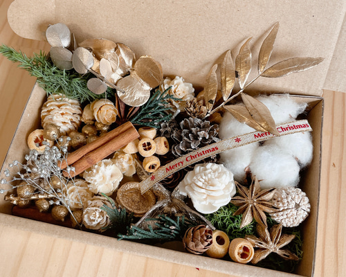 木の実&花材セット 木の実 クリスマス no.6 ドライフラワー