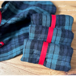 亞麻黑色手錶環保袋：Marche Bag 第5張的照片