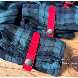 亞麻黑色手錶環保袋：Marche Bag 第4張的照片