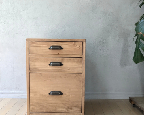 3drawers wood working table幅120cm無垢材の作業台 3drawers wood working table幅120cm無垢材の作業台