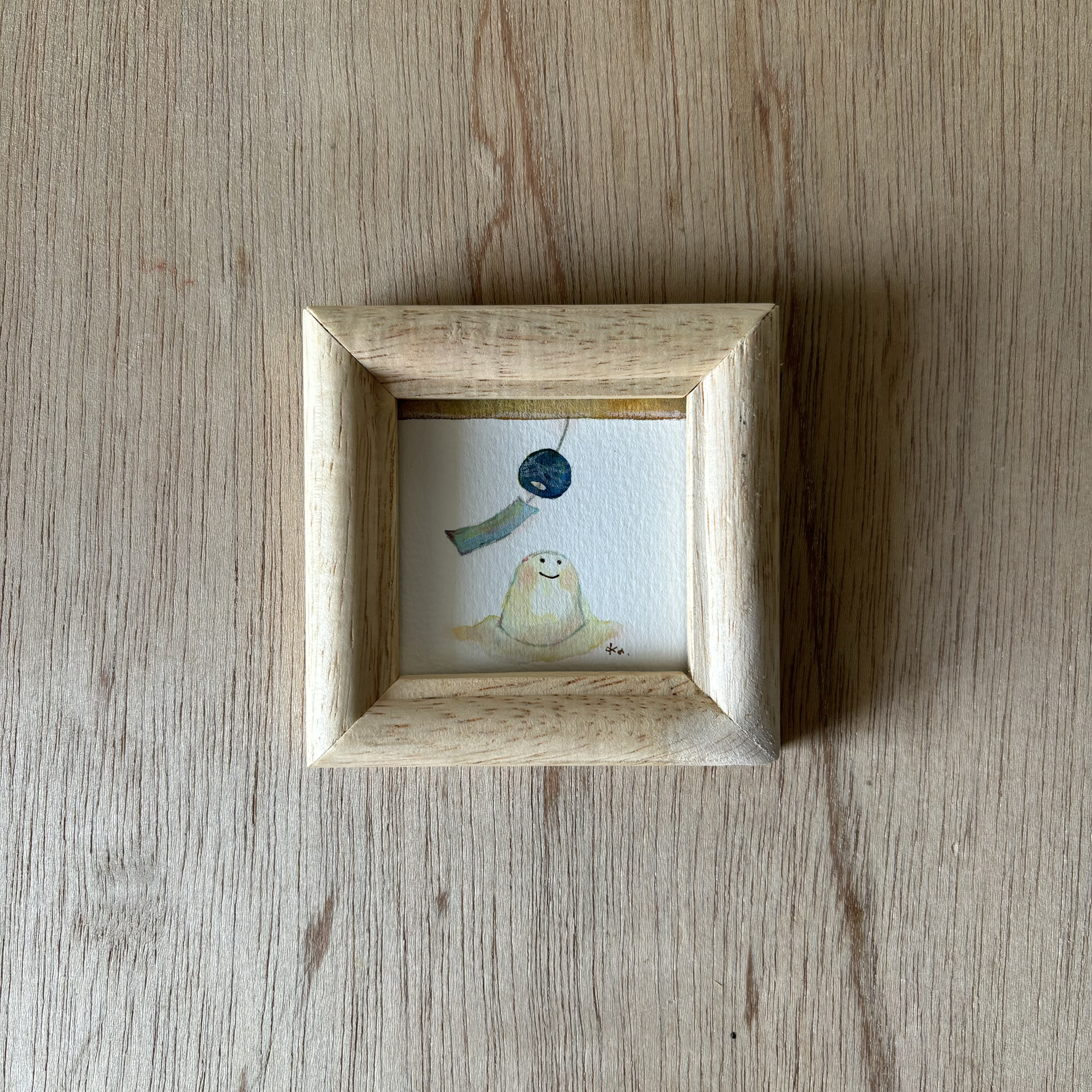 「風鈴の音」ミニ額　原画