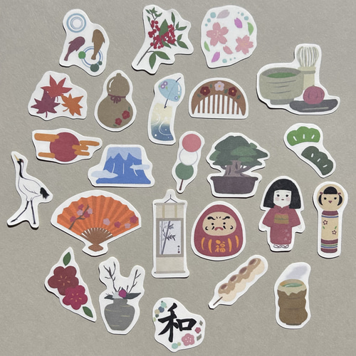和風 フレークシール シール・ステッカー TOCHIKUBO 通販 17933660