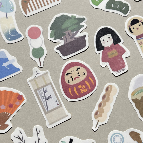 和風 フレークシール シール・ステッカー TOCHIKUBO 通販 17933660