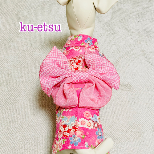 犬服 ハンドメイド浴衣 リップル生地 うめ柄XSサイズ 犬服 ハンドメイド浴衣 リップル生地 うめ柄XSサイズ - メルカリ