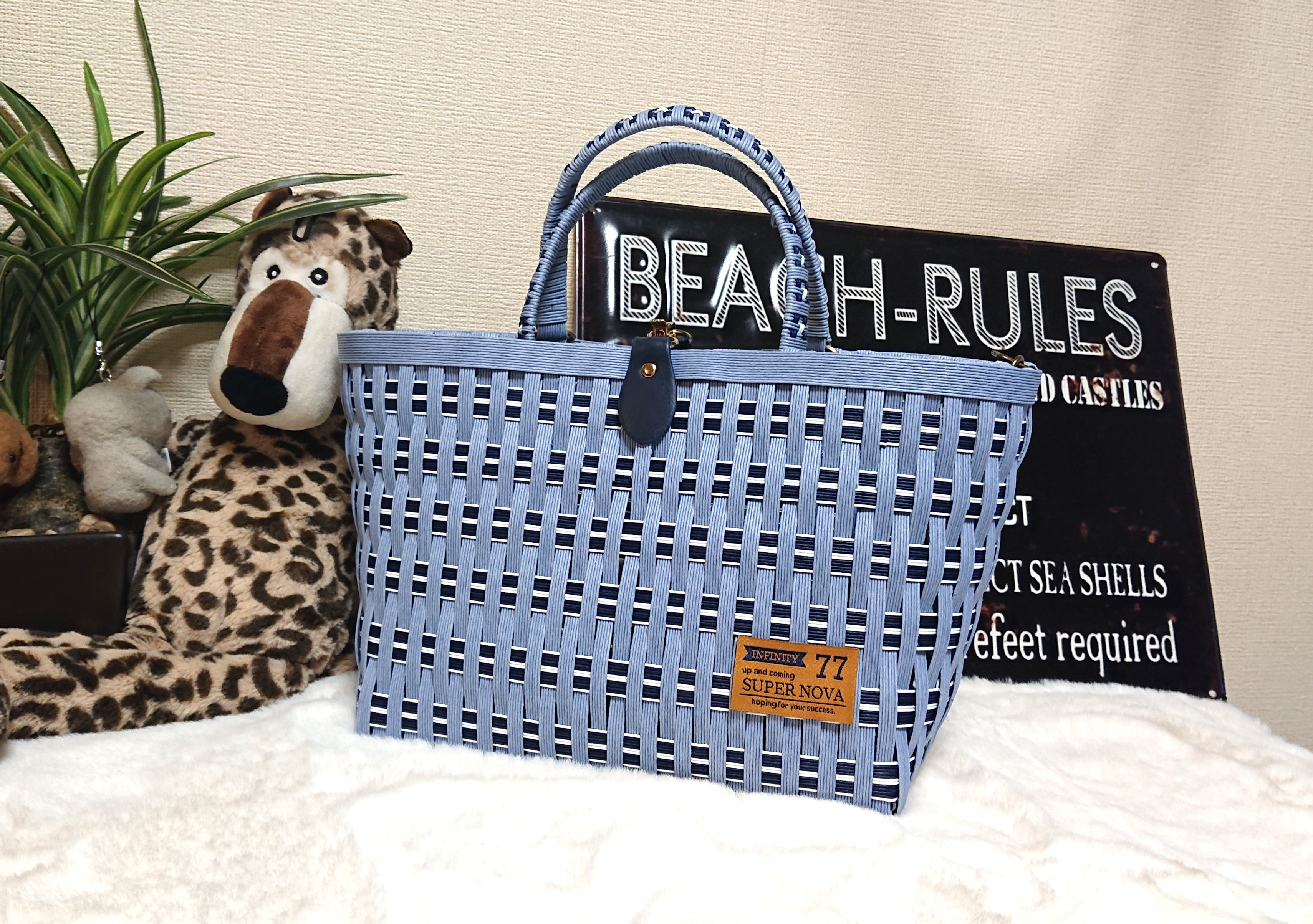 クラフトバンドカゴバック クラフトバンドカゴバック