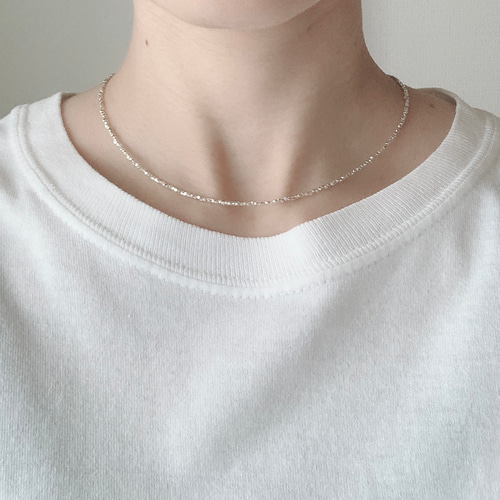 ◯カレンシルバーネックレス