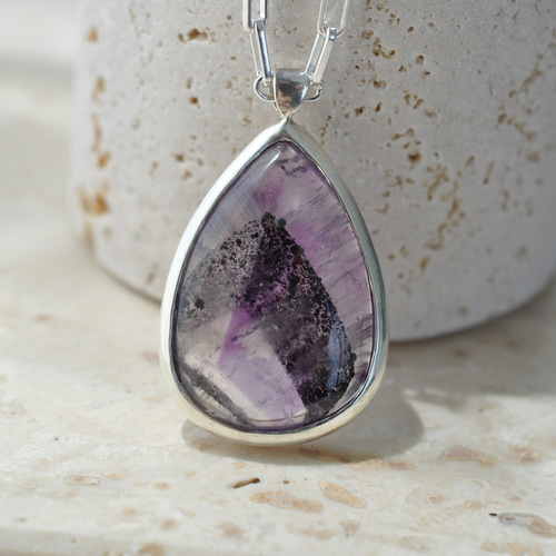 Trapiche Amethyst Necklace トラピッチェアメジスト ネックレス 