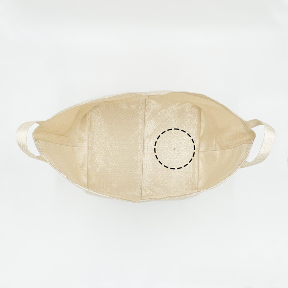 《帯リメイク》帯バスケット（A4サイズ） 3枚目の画像