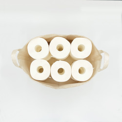 《帯リメイク》帯バスケット（A4サイズ） 4枚目の画像