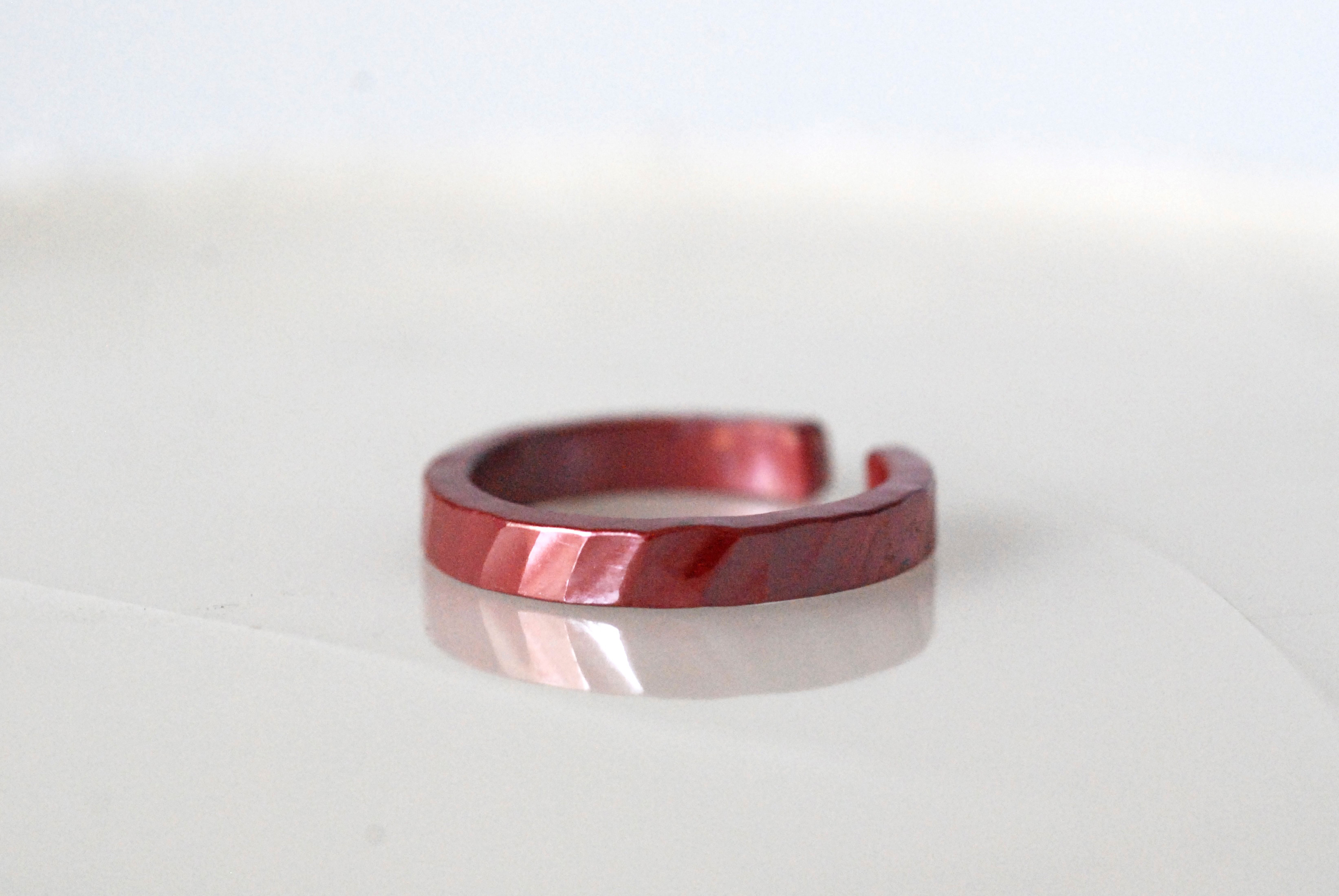 緋銅「溝打ちのリング」3mm幅