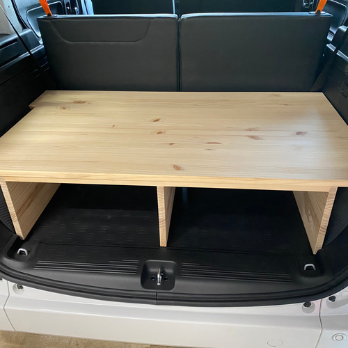 N-VAN快適化】自作ラゲッジボードをワンバイフォー材だけで作っ