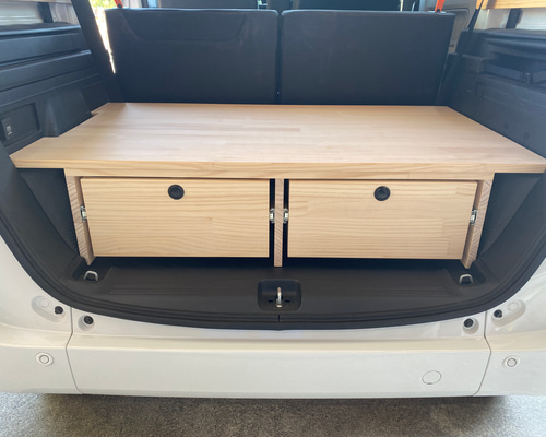 ホンダ Honda N-VAN専用設計 荷室収納 ラゲッジスペース活用 引き出し