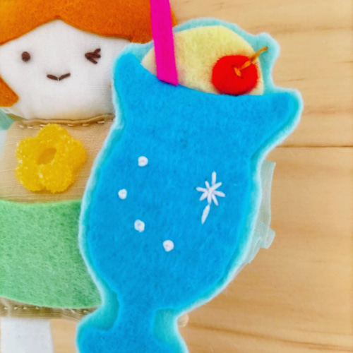 定番の中古商品 めろんクリームソーダのようせいさん✩.* ぬいぐるみ しのぎ ぬいぐるみ