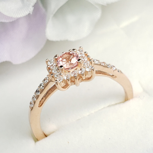 幻のサファイア? パパラチアサファイア ピンクオレンジ 4mm