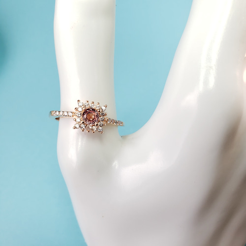 幻のサファイア? パパラチアサファイア ピンクオレンジ 4mm ラウンド