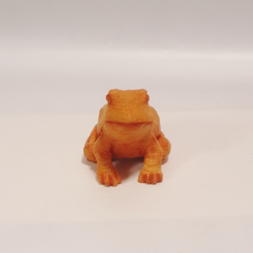 木彫刻 アート『 蛙 』カエル かえる 動物 両生類 芸術 アート