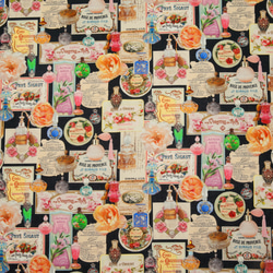 花 香水 パフューム マイケルミラー　VINTAGE PERFUMES  黒  　mi61 1枚目の画像