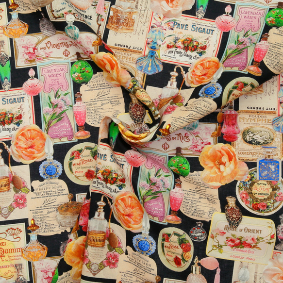 花 香水 パフューム マイケルミラー　VINTAGE PERFUMES  黒  　mi61 6枚目の画像