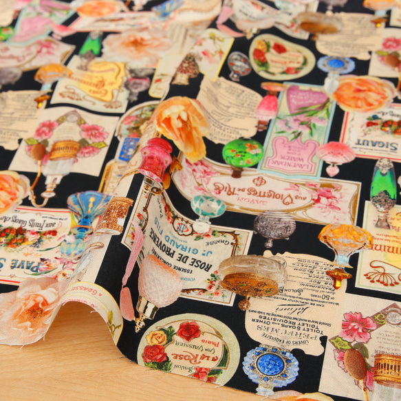 花 香水 パフューム マイケルミラー　VINTAGE PERFUMES  黒  　mi61 8枚目の画像