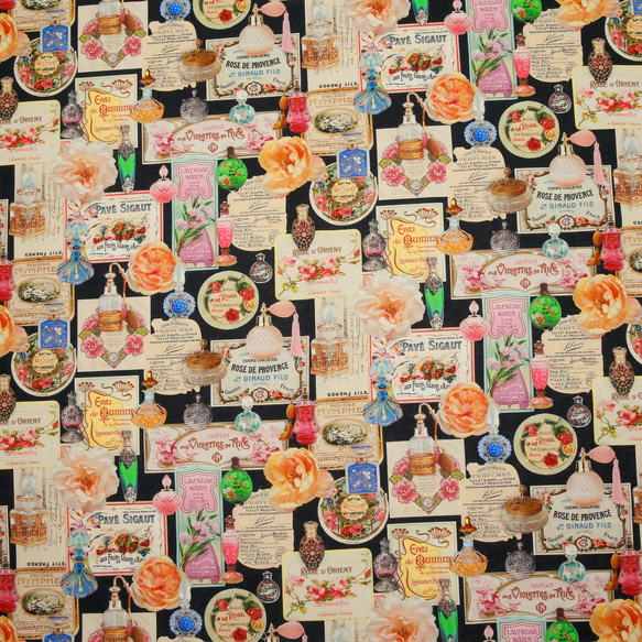 花 香水 パフューム マイケルミラー　VINTAGE PERFUMES  黒  　mi61 5枚目の画像