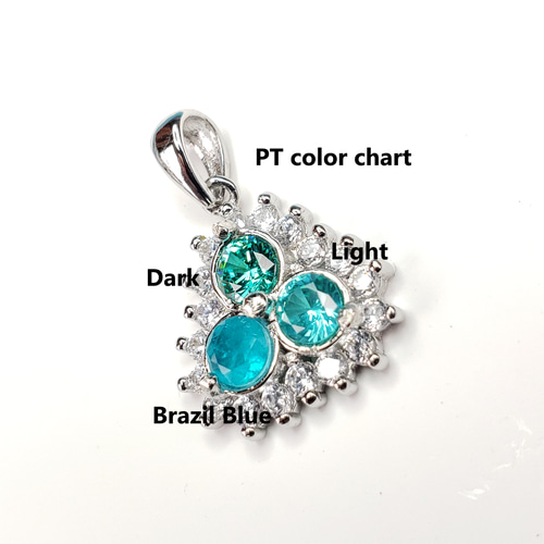 ブラジルブルー 奇跡の輝き✨パライバトルマリン 人工宝石 4mm