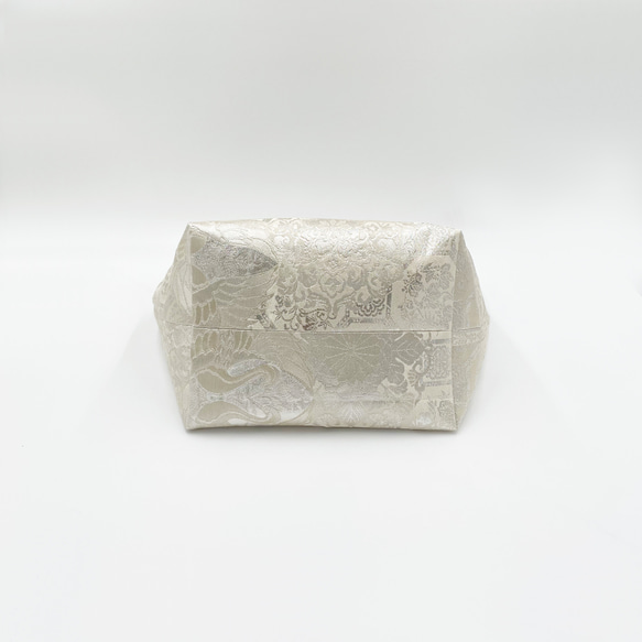 《帯リメイク》帯バスケット（B5サイズ） 5枚目の画像