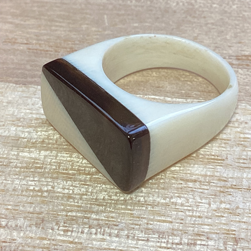 ☆本象牙＆鼈甲指輪 11号 ※H-10 指輪・リング 石橋象牙店 通販