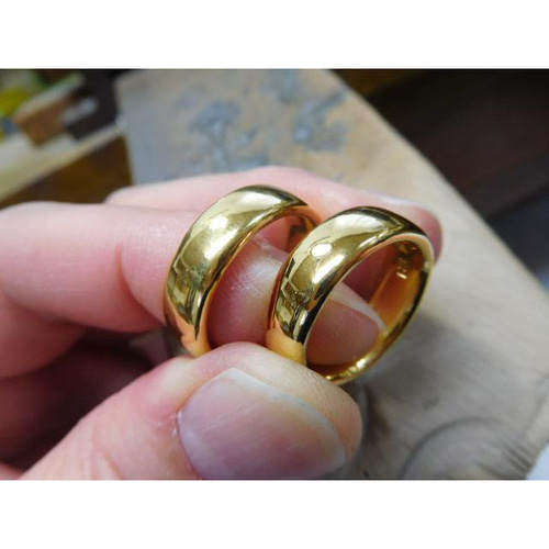 純金 結婚指輪 鍛造 24k 24金 k24 オーダーメイド シンプル 太め 純金 結婚指輪 鍛造 24k 24金 k24 オーダーメイド シンプル 太め