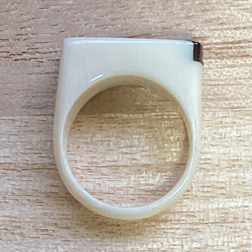 ☆本象牙＆鼈甲指輪 12号 ※H-12 指輪・リング 石橋象牙店 通販