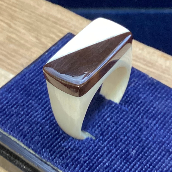 ☆本象牙＆鼈甲指輪 12号 ※H-12 指輪・リング 石橋象牙店 通販