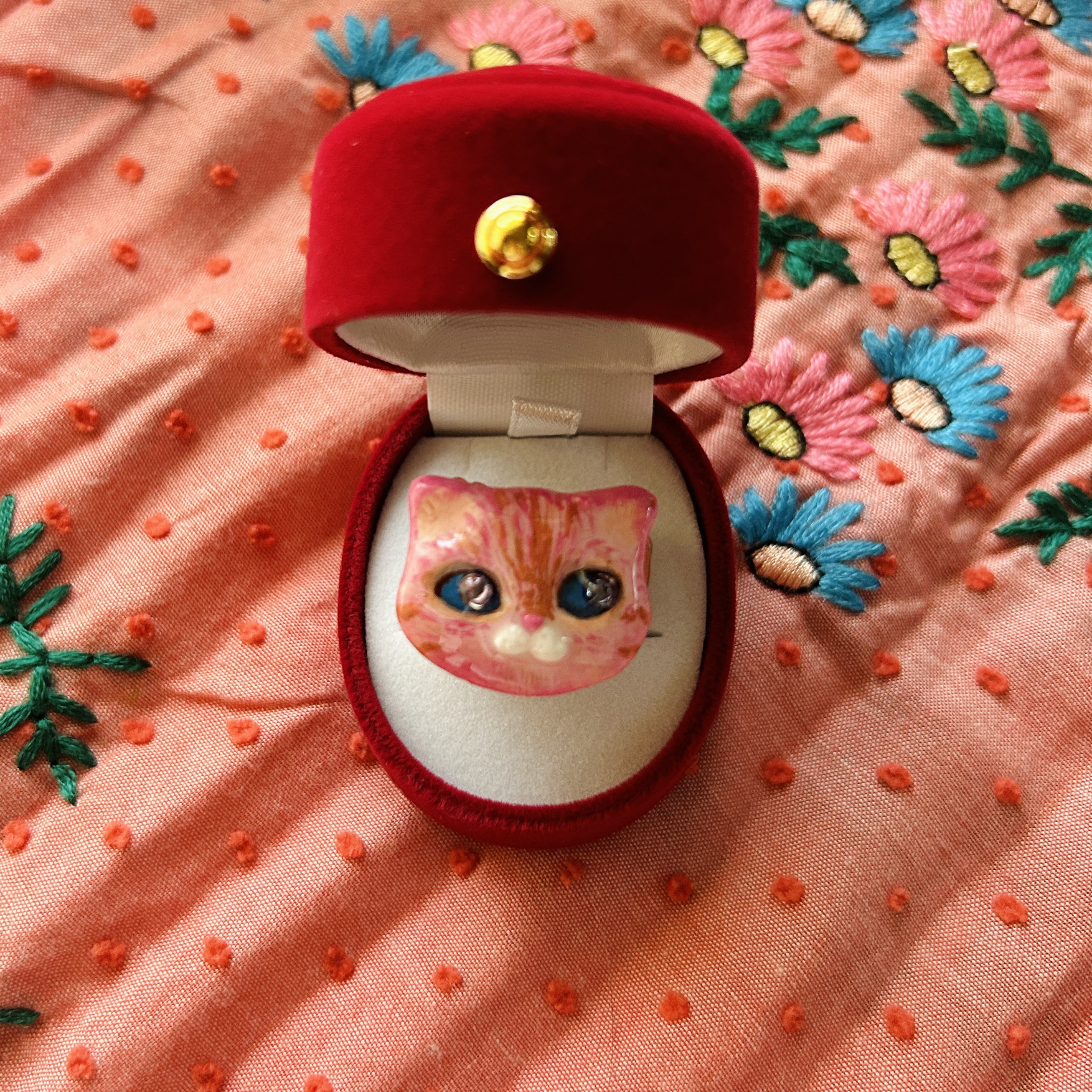 ねこリング　ピンク