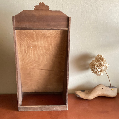 送料込【アンティーク画材入木棚】さくらマット水彩 棚・シェルフ