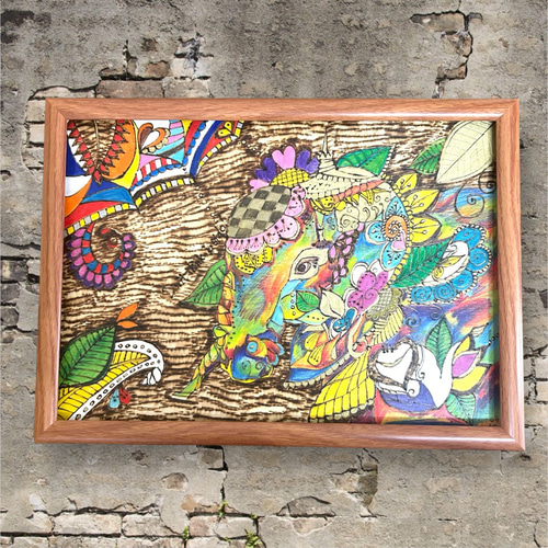 インテリア　大きな　バリ　タイ　オリエンタル　雑貨　アート　絵　ペイント　アジア 楽天市場】バリ絵画 バリ アートパネル ドットアート アジア