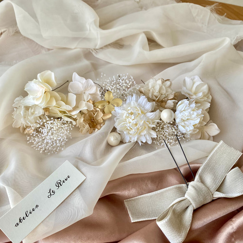 ❁︎はむこ様❁︎ 卒業式 髪飾り ヘッドドレス ベロアリボン 712099a5eb836c4564504da26eafe7