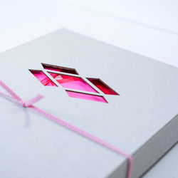 【紙の詰め合わせ】ハコノカケラ　ピンク　紙の端材・端切れ 3枚目の画像