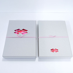 【紙の詰め合わせ】ハコノカケラ　ピンク　紙の端材・端切れ 4枚目の画像