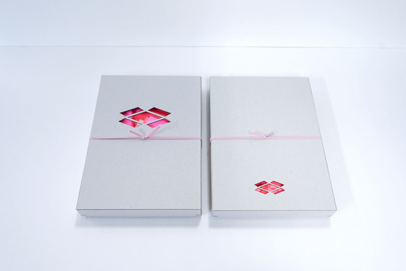 【紙の詰め合わせ】ハコノカケラ　ピンク　紙の端材・端切れ 4枚目の画像